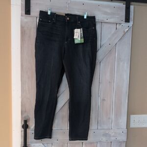 L.L. Bean High Rise Blue and Black Jeans